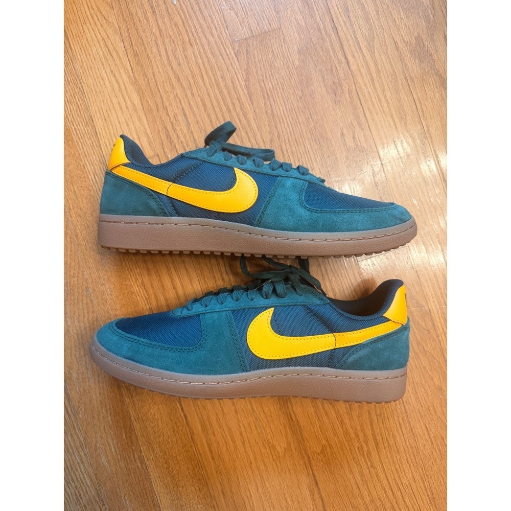 Nike Field General 82 10.5 Dark Myrtle University Gold Green Gum - Picture 6 of 12
